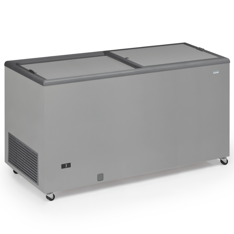 Congélateur Coffre Professionnel Inox et Couvercle Opaque - 500 L Congélateur Coffre Professionnel Inox et Couvercle Opaque - 500 L