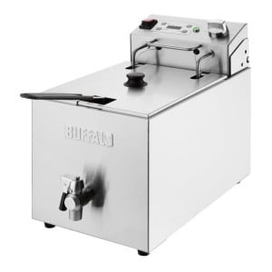 Friteuse Électrique Simple Avec Minuterie - 1 X 8L - Buffalo