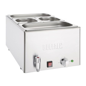 Bain-Marie z izpustnim ventilom in GN posodami