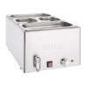 Bain-Marie z izpustnim ventilom in GN posodami