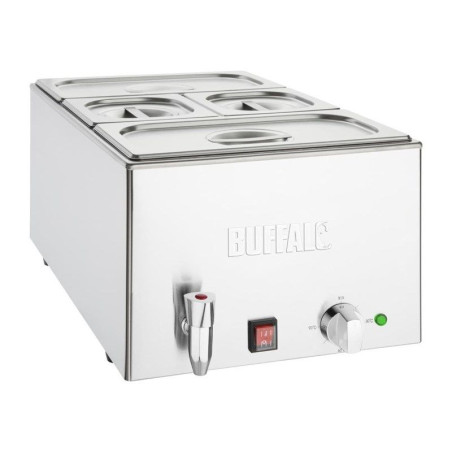 Bain-Marie z izpustnim ventilom in GN posodami