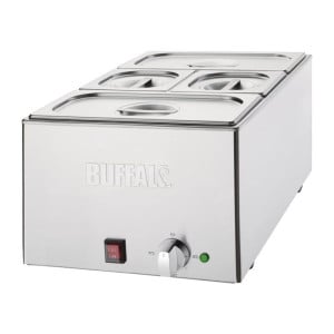 Bain-Marie With Pans - 2 x GN 1/3 and 2 x GN 1/6 - Buffalo