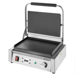 Grill za kontakt preprost gladek/gladek - velika površina - Buffalo