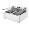 Električni dvojni cvrtnik z merilnikom časa - 2 x 5 L - Buffalo