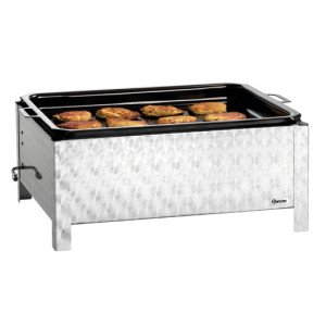 Grill za mizo - Kombiniran plinski gladki plošč - Bartscher