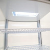 Vitrine Hladilna Pozitivna Bela 2 Ukrivljena Vrata 86 L - Polar