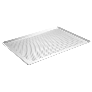 Plateau pâtisserie perforé Aluminium - 600 mm x 400 mm | Mychef