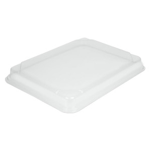Pokrovi PET za reciklažne pladnje za obroke 263 x 201 mm - Paket 90 - Faerch