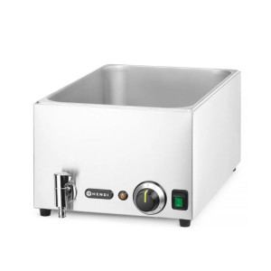 Bain-Marie z izpustnim ventilom - 3 GN 1/3 - HENDI