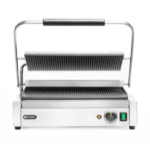 Grill de Contact Panini XL - Rebrasta Plošča - HENDI