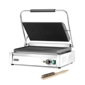 Grill de Contact Panini XL - Rebrasta Plošča - HENDI