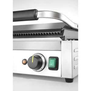 Grill de Contact Panini XL - Rebrasta Plošča - HENDI