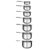 Set 7 kapsul - Inox