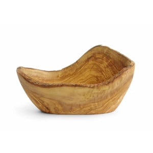 Dekorativna skleda iz oljčnega lesa - 300 x 190 mm - HENDI