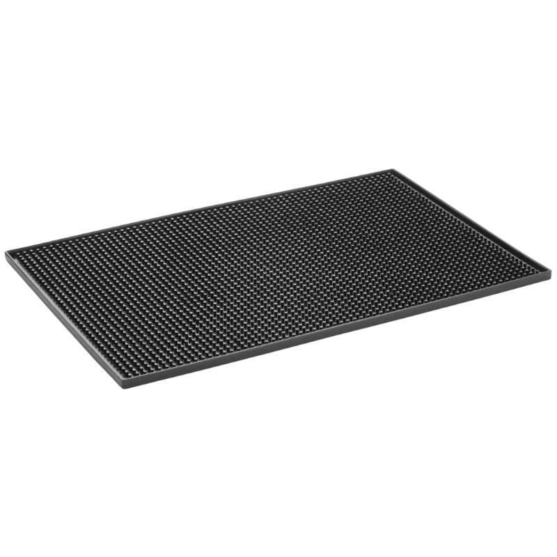 Črna gumijasta preproga za bar - 300x150 mm Črna gumijasta preproga za bar - 300x150 mm