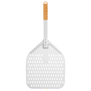 Kvadratna perforirana lopata za pico s kratkim ročajem - 300x660 mm