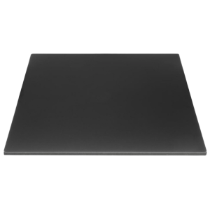 Kvadratna mat črna miza - 700 mm