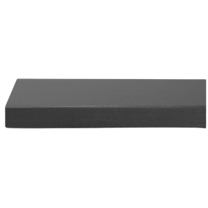 Kvadratna mat črna miza - 700 mm