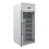 Pozitivna steklena hladilna omara - 650 L - Dynasteel