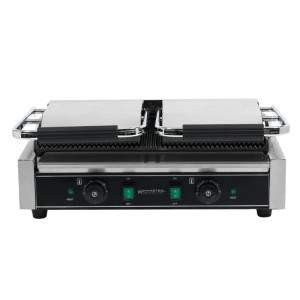 Grill de Contact Double Plaques Rainurées - Buffalo
