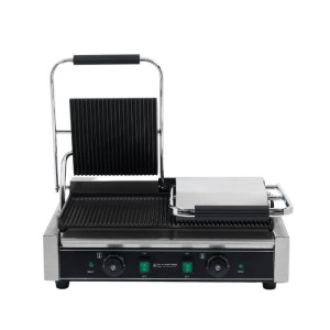 Grill de Contact Double Plaques Rainurées - Buffalo