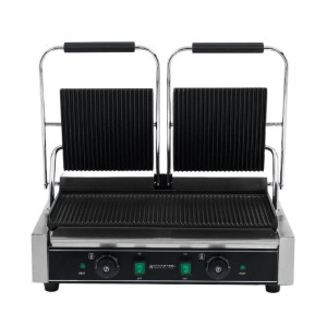 Grill de Contact Double Plaques Rainurées - Buffalo