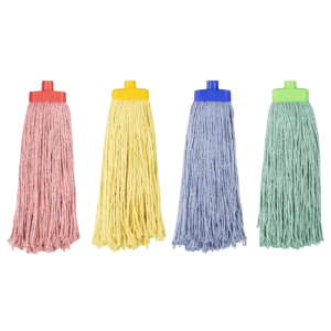 Glava za mop z resicami Kentucky rumena - 0,45 kg