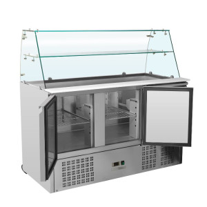 Saladette Hladilnik 3 Vrata - 368 L - Dynasteel