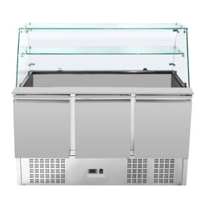 Saladette Hladilnik 3 Vrata - 368 L - Dynasteel