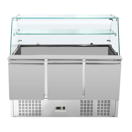 Saladette Hladilnik 3 Vrata - 368 L - Dynasteel