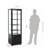 Vitrine Hladilna Črna Serija C 235 L - Polar