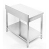 Miza Inox Dynasteel | Robusten in funkcionalen | Profesionalna gostinstvo