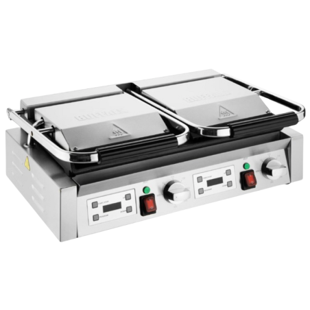 Grill de Contact Double Plaques Rainurées - Buffalo