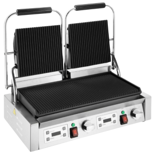 Grill de Contact Double Plaques Rainurées - Buffalo