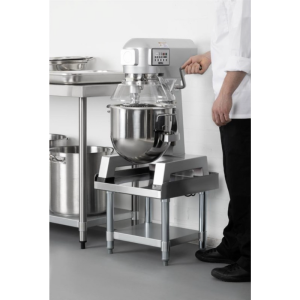 Baterijski mešalnik planetarni digitalni aluminij in nerjaveče jeklo - 20 L