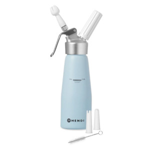 Siphon za smetano modre barve - 0,5 L - HENDI