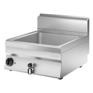 Električni Bain-Marie za postavitev - Serija 650 - GN 1/1 in 2 GN 1/4