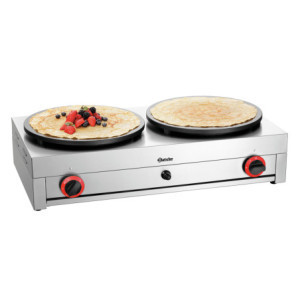 Double Gas Crepe Maker - Ø 40 cm