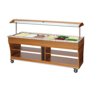 Hot Buffet Trolley - 6 x GN 1/1