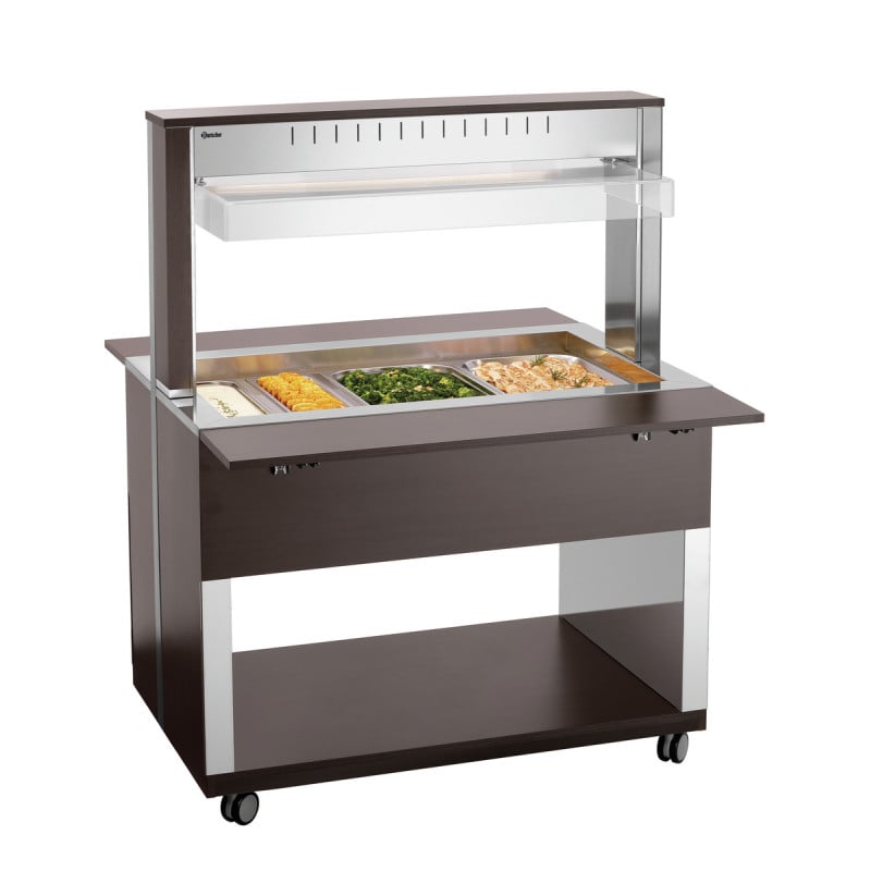 Chariot Buffet Chaud - 3 x GN 1/1