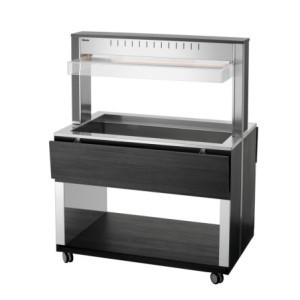 Chariot Buffet Chaud - 3 x GN 1/1