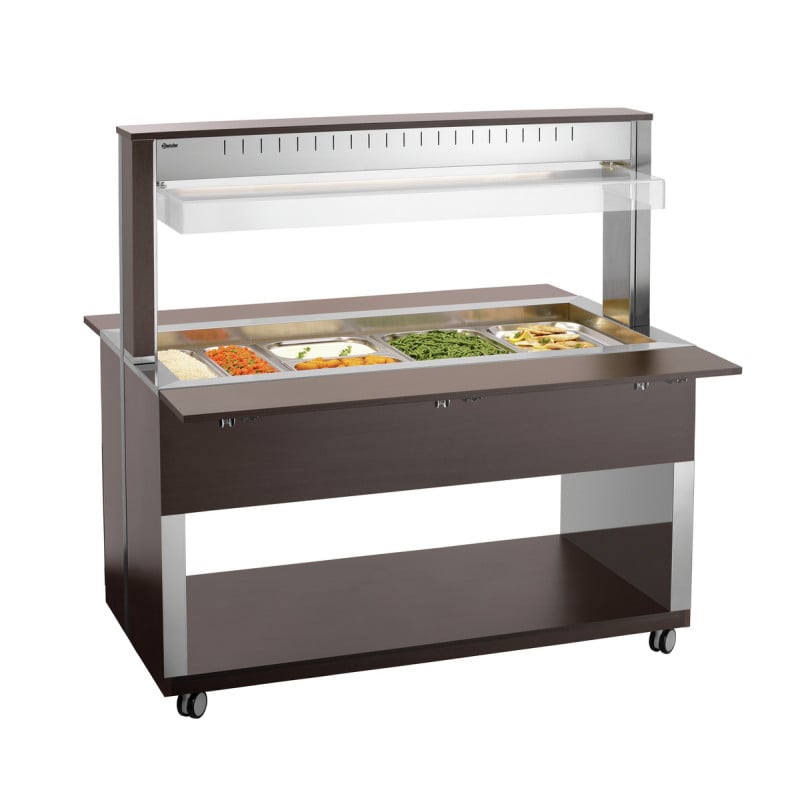 Chariot Buffet Chaud - 4 x GN 1/1