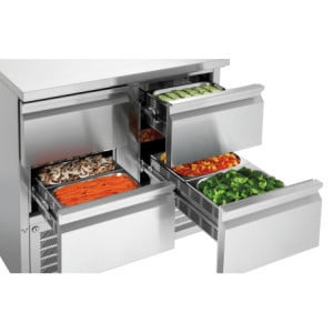 Mini Refrigerated Table GN 1/1 - 4 Drawers