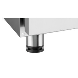 Jeu de Pieds pour Table Réfrigérée avec Soubassement - Lot de 4