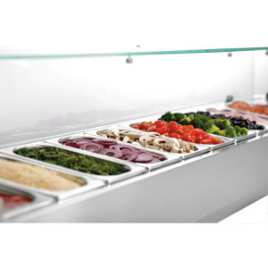 Refrigerated Saladette to Place - 10 x GN 1/4
