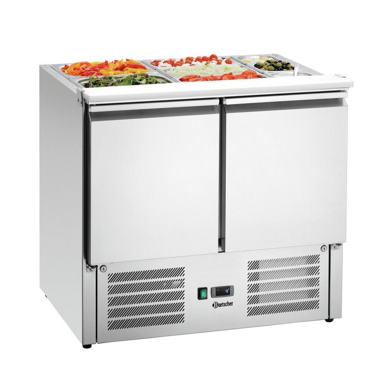 Refrigerated Saladette with 2 Doors - 2 x GN 1/1 and 3 x GN 1/6