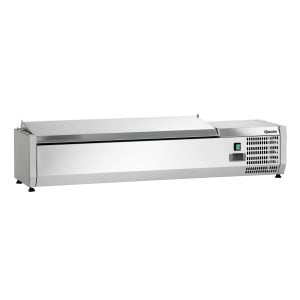 Refrigerated Saladette to Place Stainless Steel - 5 x GN 1/4