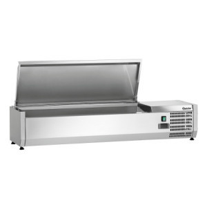 Saladette Réfrigérée à Poser Inox - 5 x GN 1/4