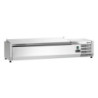 Saladette Hladilna za Postavitev Inox - 3 x GN 1/3 + 1 x GN 1/2