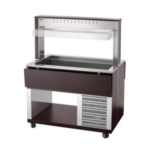 Chariot Buffet Chaud - 3 x GN 1/1